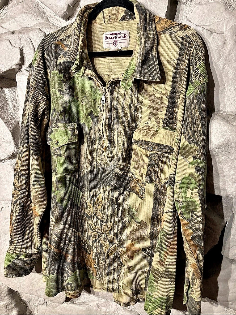 Wrangler Rugged Wear Camo Lightweight Shirt Jacket